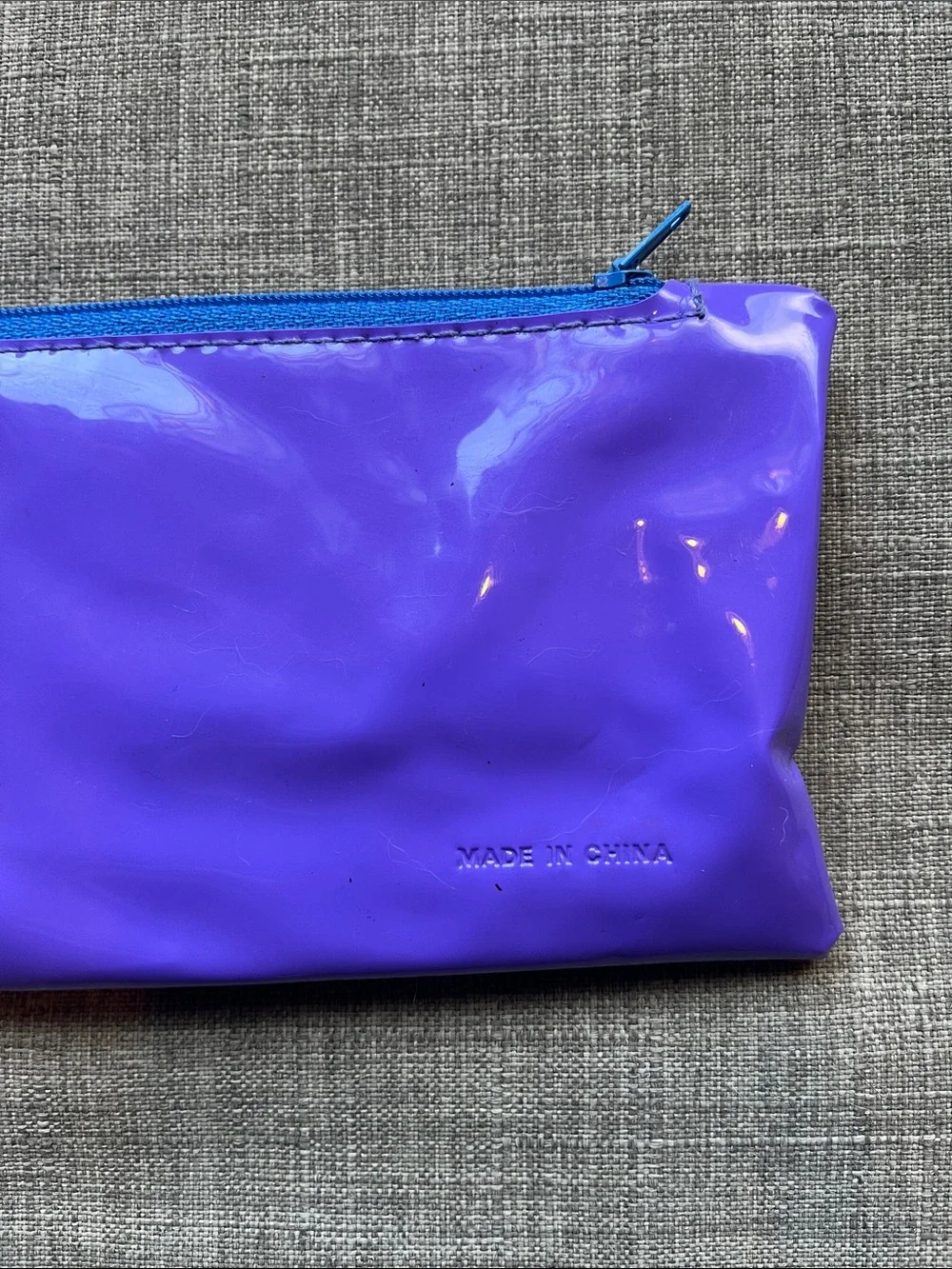 Vintage Lisa Frank Polar Bear Zippered Pouch Bag Pencil Holder